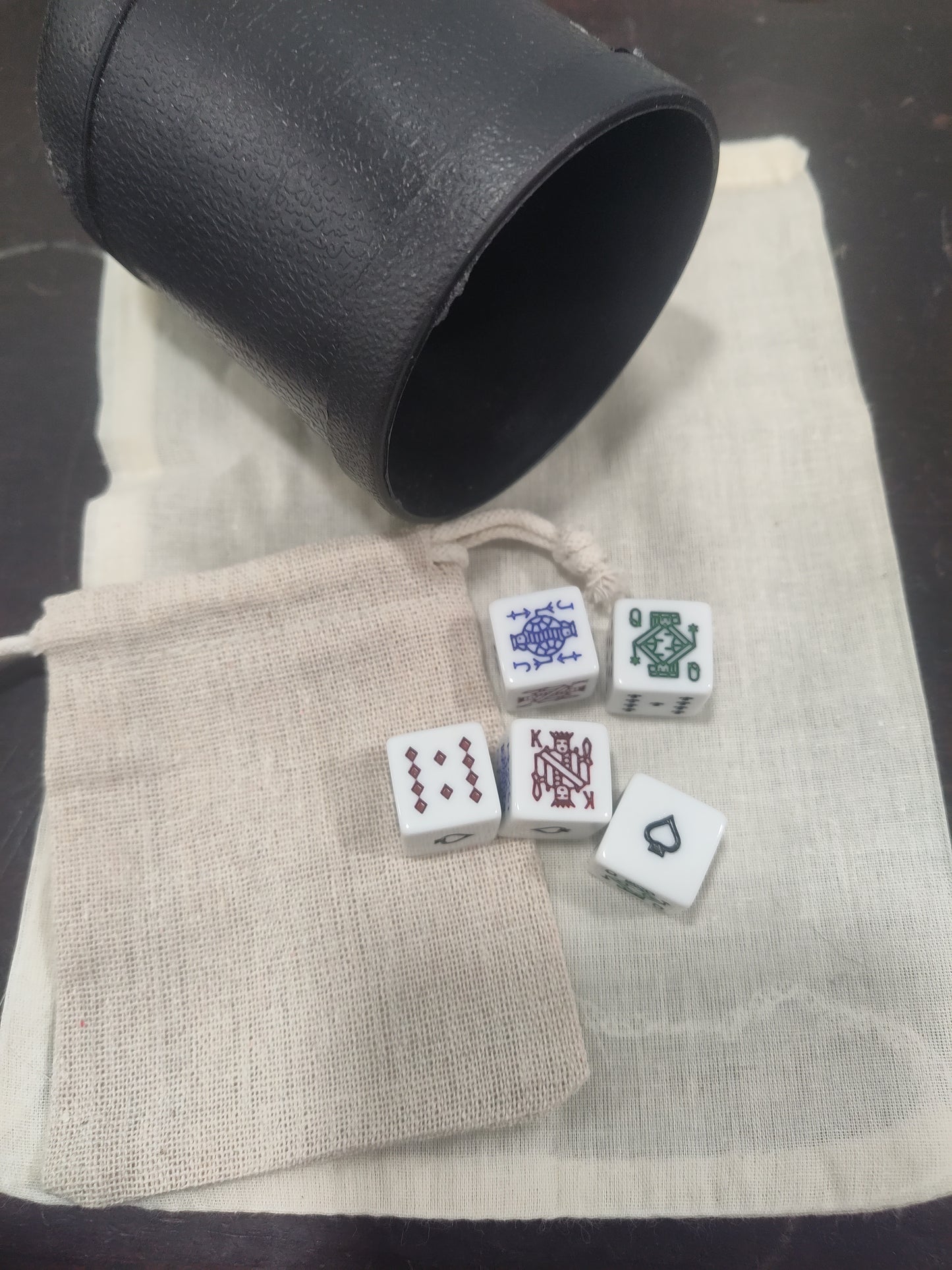 Poker Dice set