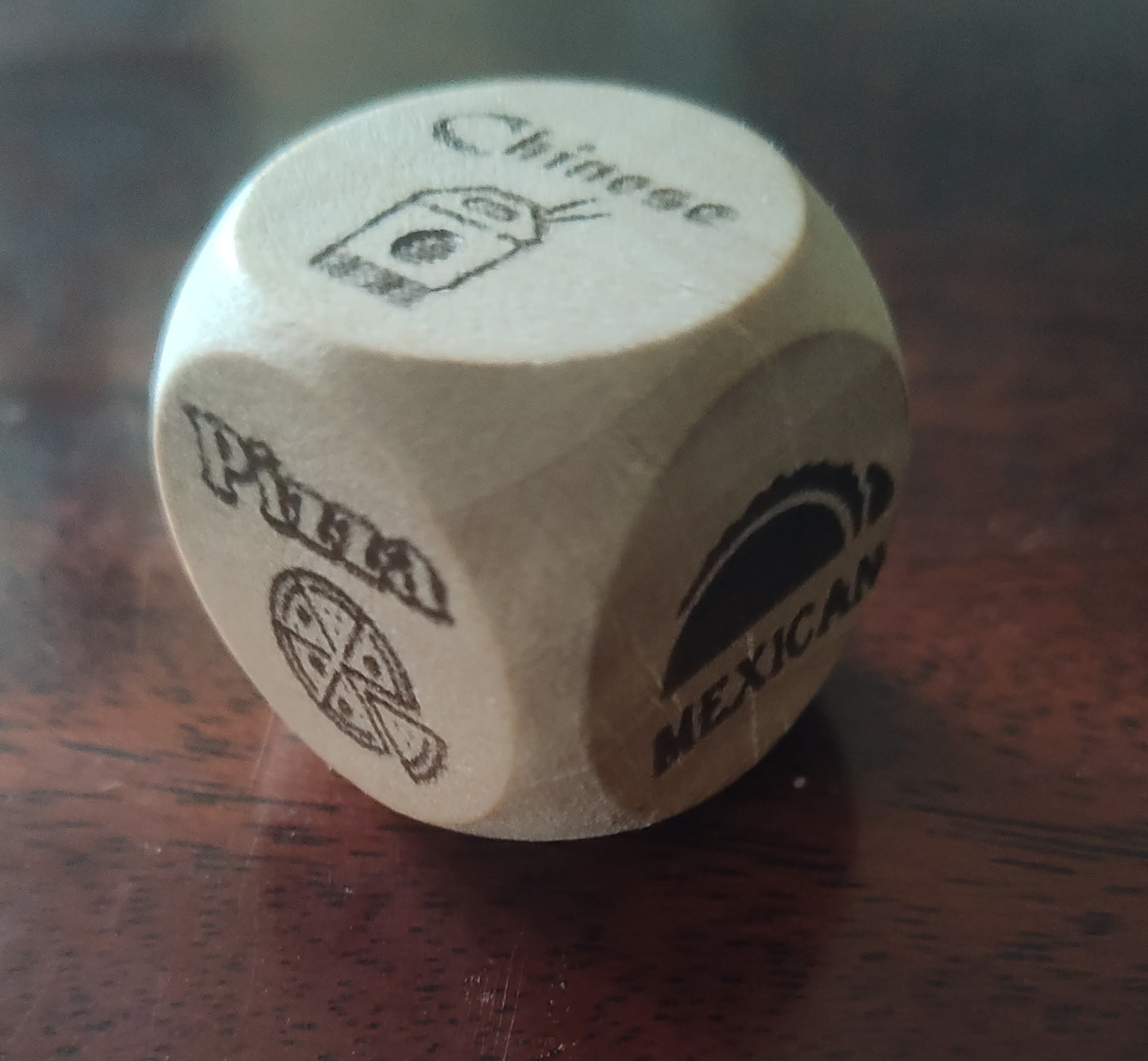 Personalized Dice or Dinner Decision Dice